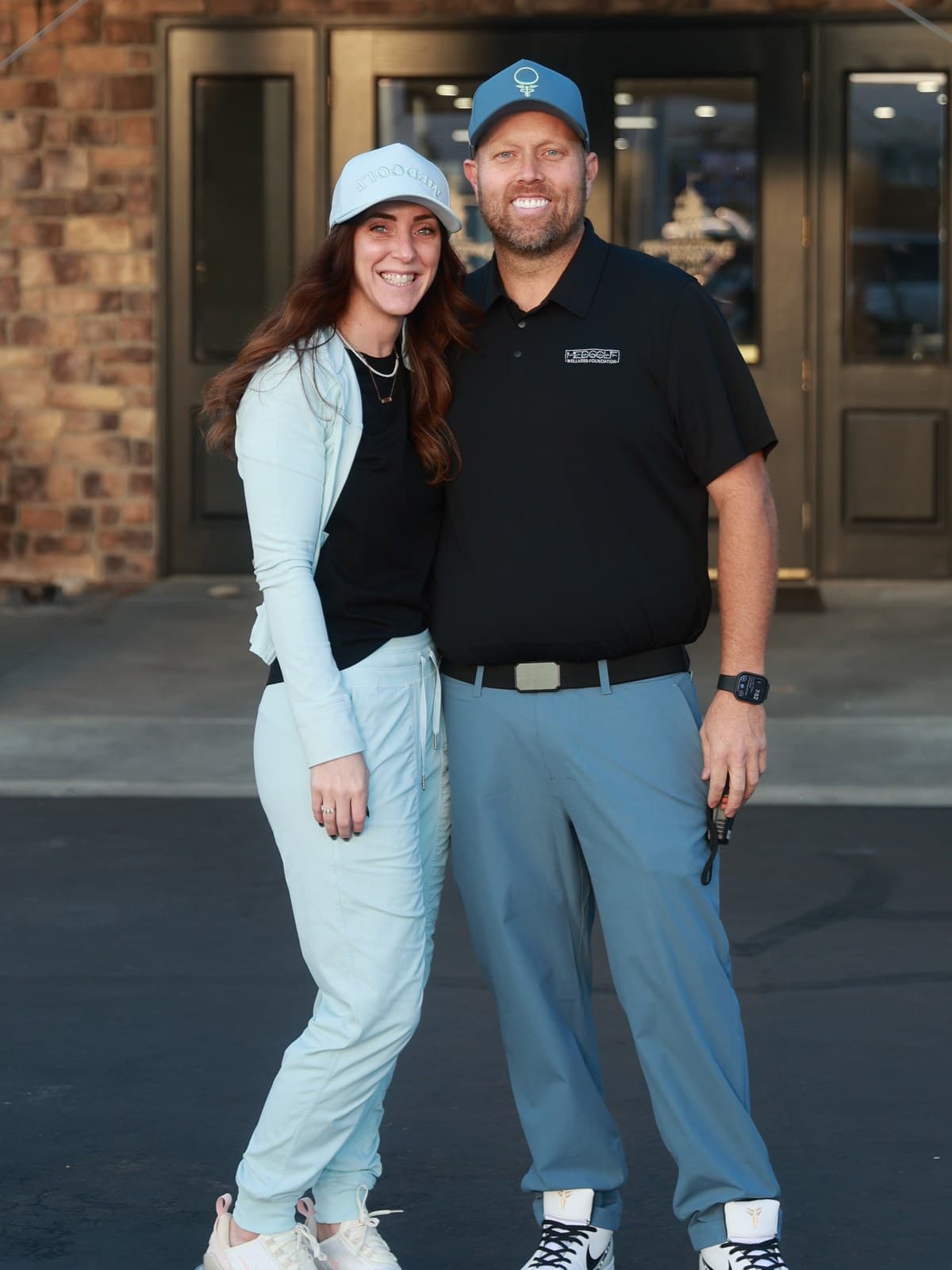 Michael and Ashley Christensen, founders of Clubs and Scrubs and MedGolf Wellness Foundation